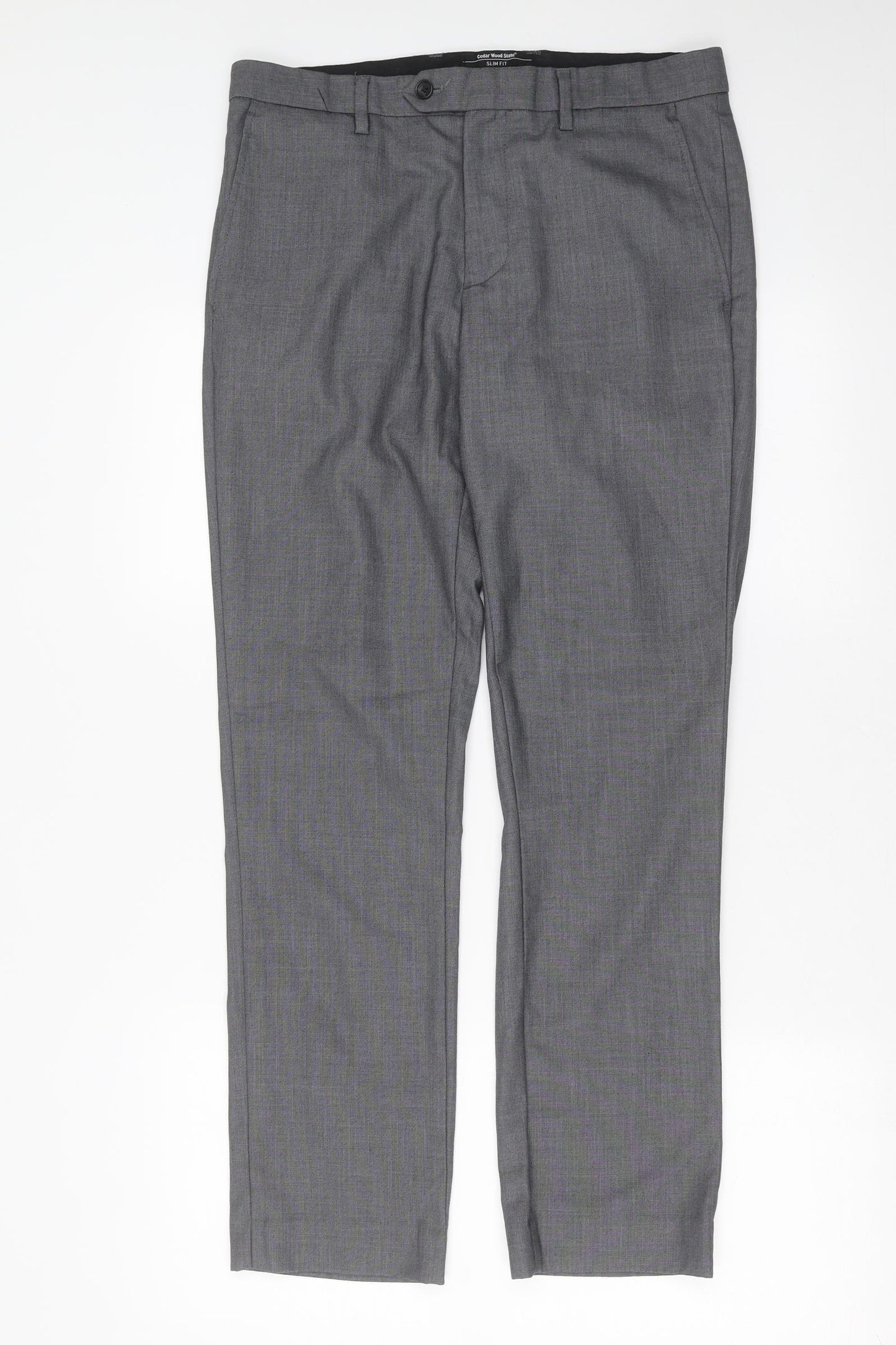 Cedar Wood State Mens Grey   Trousers  Size 32 in L29 in
