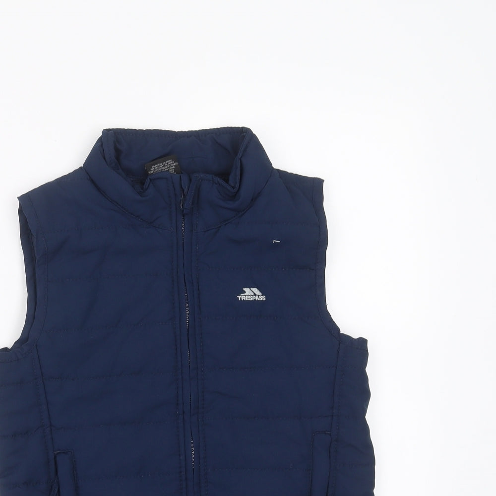 Trespass Boys Blue   Gilet Jacket Size 9-10 Years  - bodywarmer