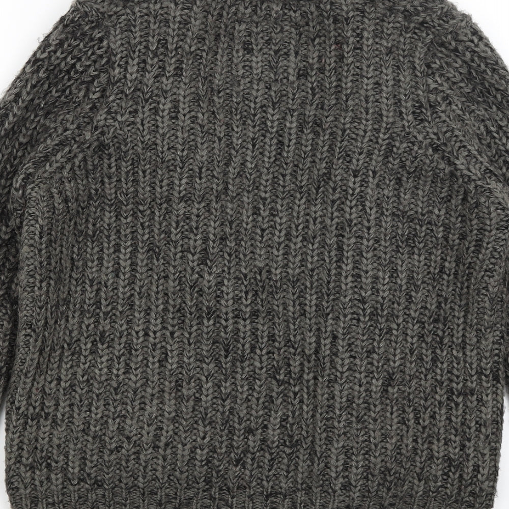 New Look Womens Grey   Cardigan Jumper Size 12