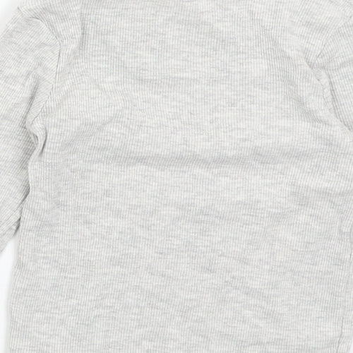 George Girls Grey   Basic T-Shirt Size 2-3 Years
