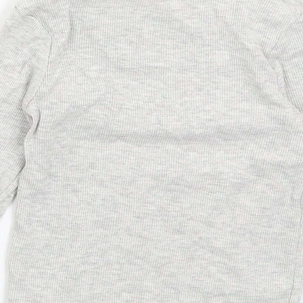 George Girls Grey   Basic T-Shirt Size 2-3 Years
