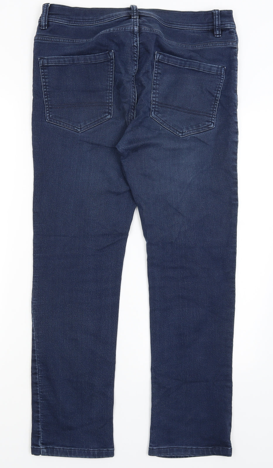 F&F Mens Blue   Straight Jeans Size 34 in L28 in