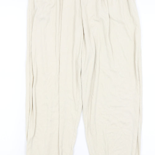 Angelle Womens Beige   Jogger Trousers Size S L26 in