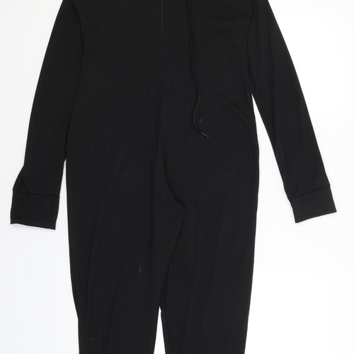Pretty Little Thing Womens Black Solid  Top One Piece Size 8