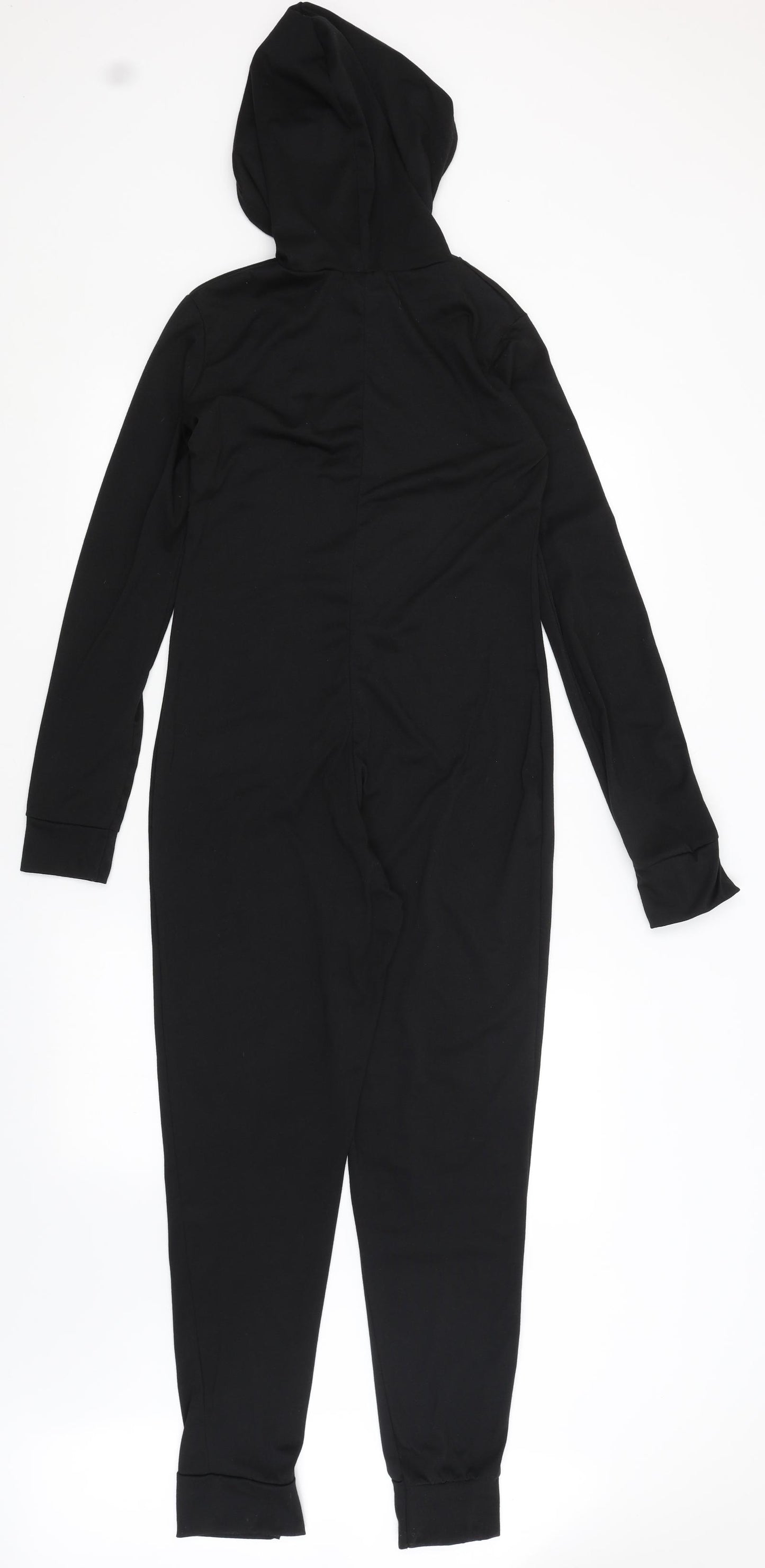 Pretty Little Thing Womens Black Solid  Top One Piece Size 8