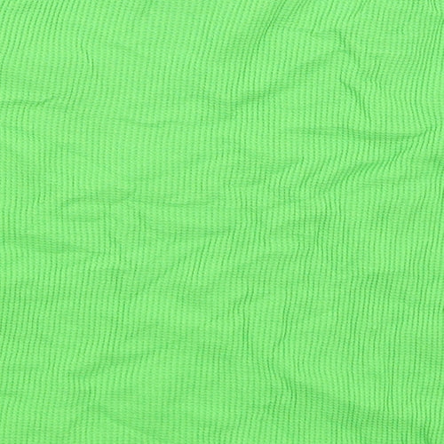 COLLUSION Womens Green   Cropped T-Shirt Size 12