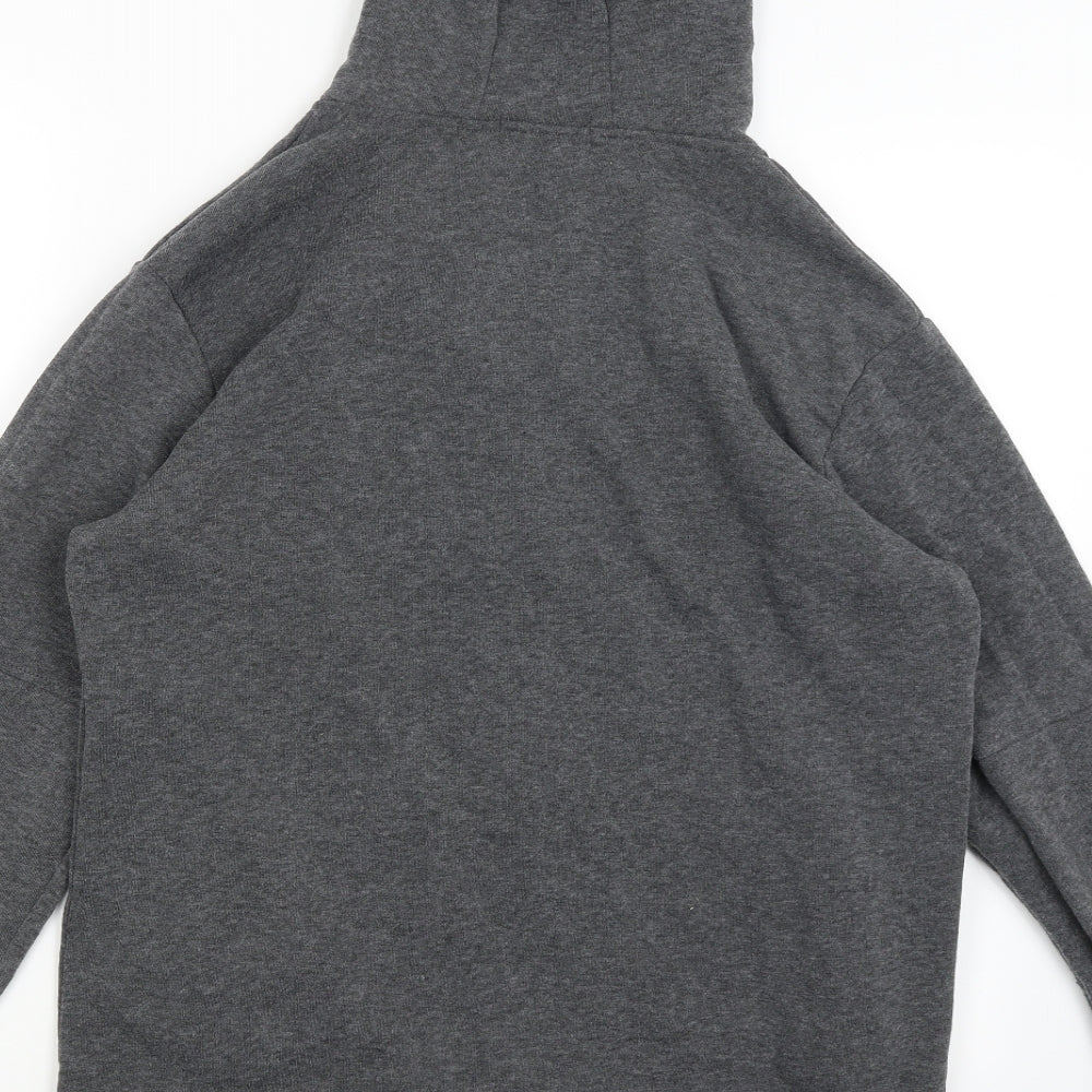 SIIMHWRSS Womens Grey   Full Zip Hoodie Size 2XL