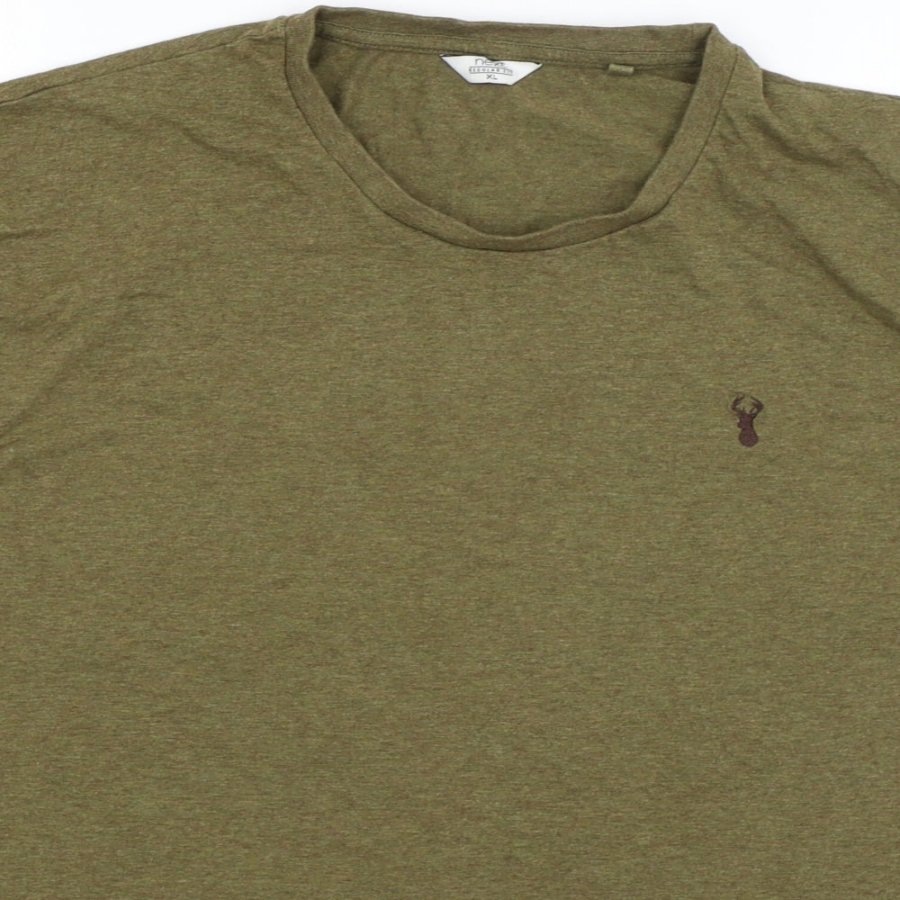 NEXT Mens Green    T-Shirt Size XL