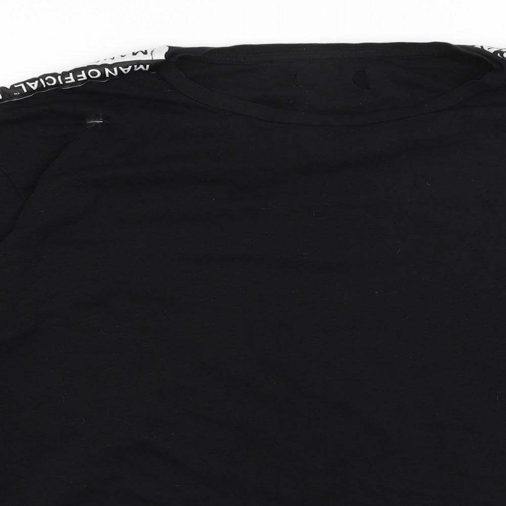 Boohoo Man Mens Black    T-Shirt Size 2XL