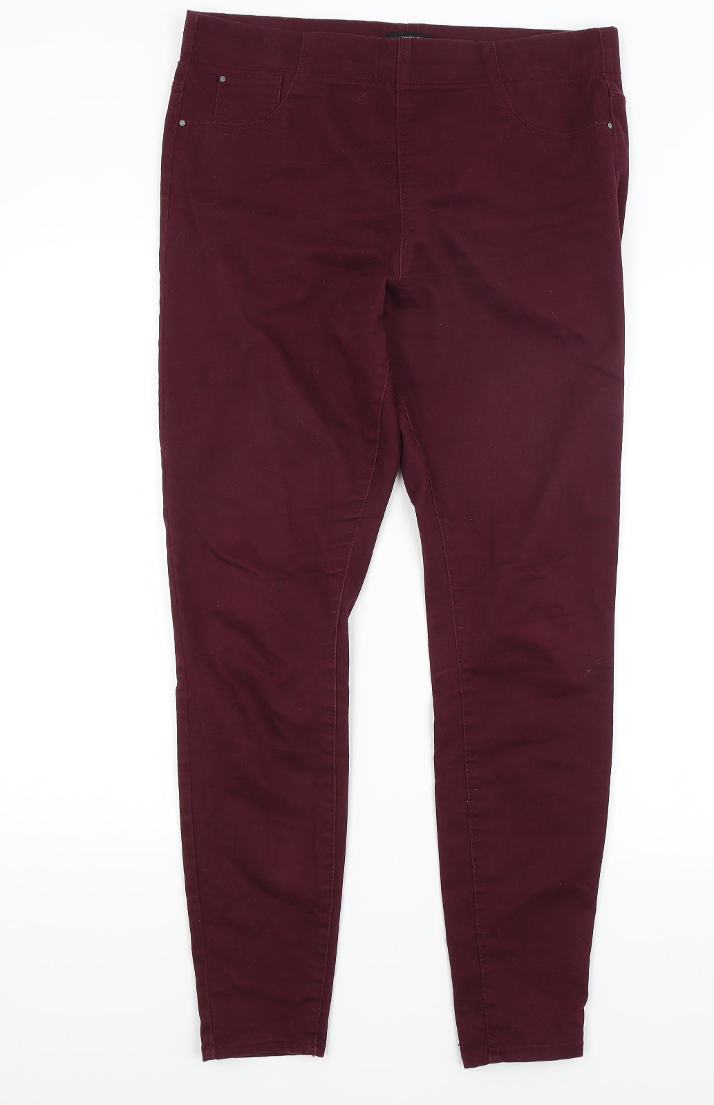 Matalan Womens Red   Jegging Jeans Size 14 L29 in