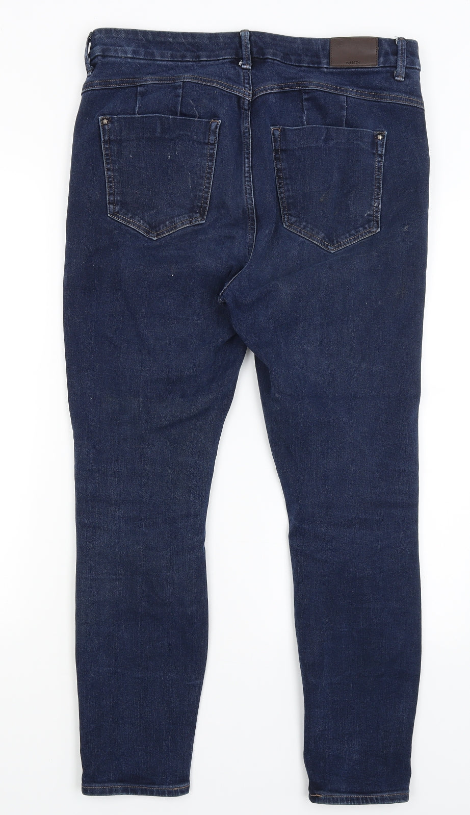 M&S Womens Blue   Skinny Jeans Size 14 L26 in