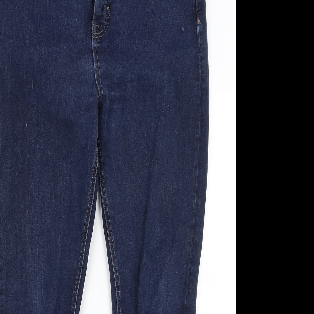 M&S Womens Blue   Skinny Jeans Size 14 L26 in