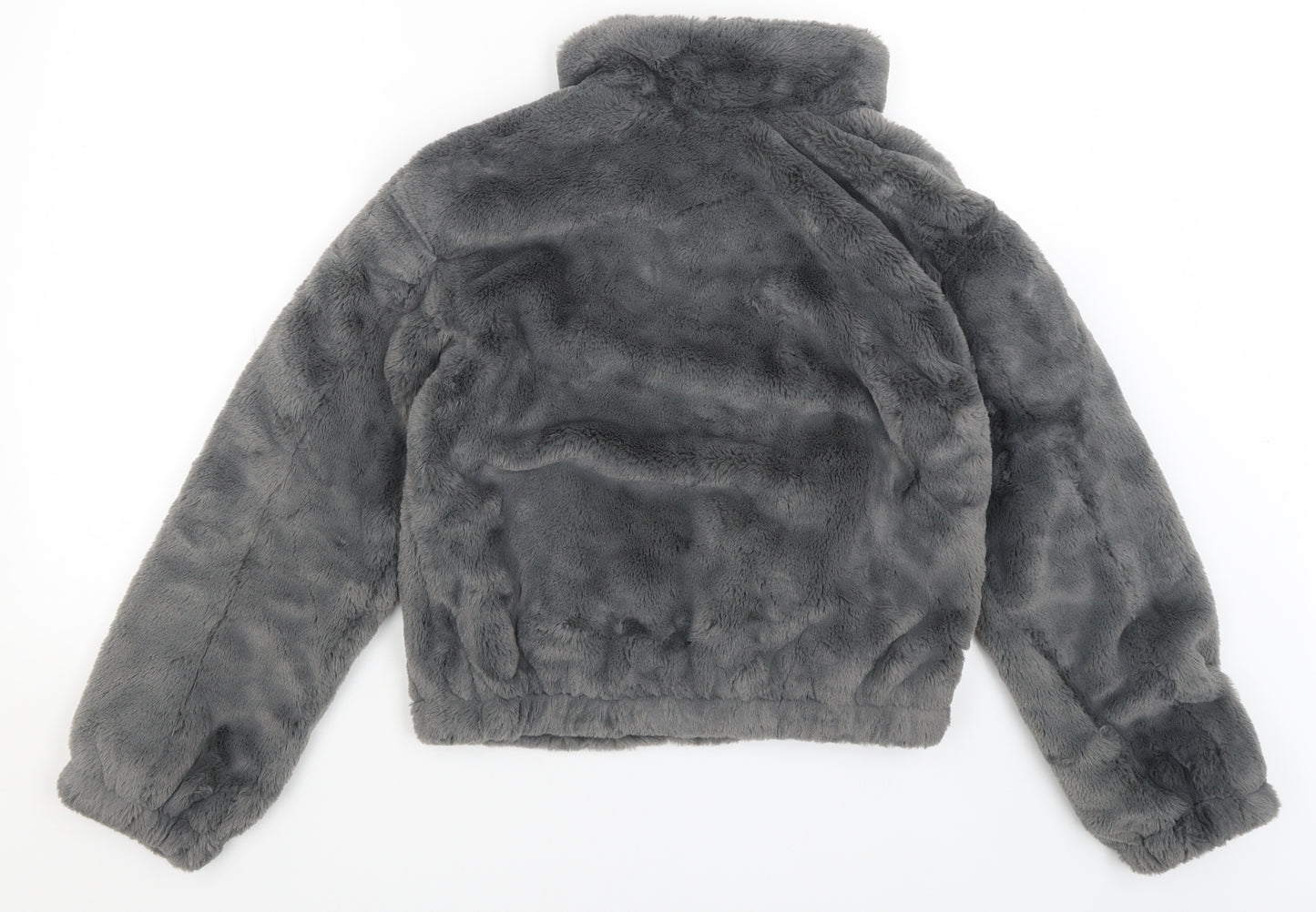 New Look Girls Grey   Full Zip Jumper Size 12-13 Years