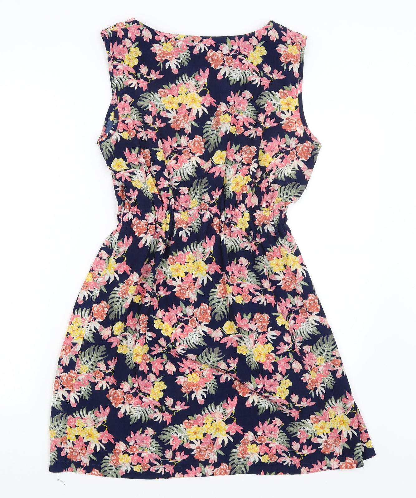 Apricot Womens Blue Floral  Fit & Flare  Size 10