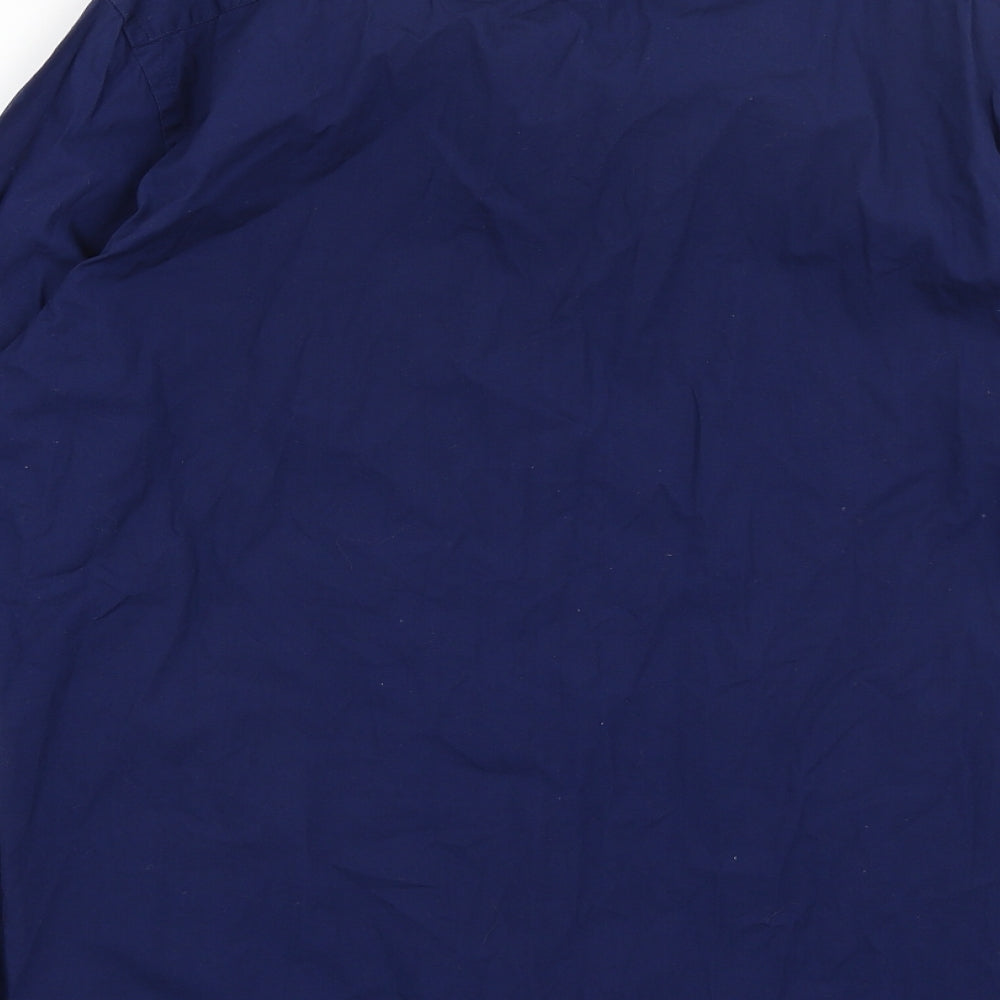 Peter Werth Mens Blue    Dress Shirt Size 16