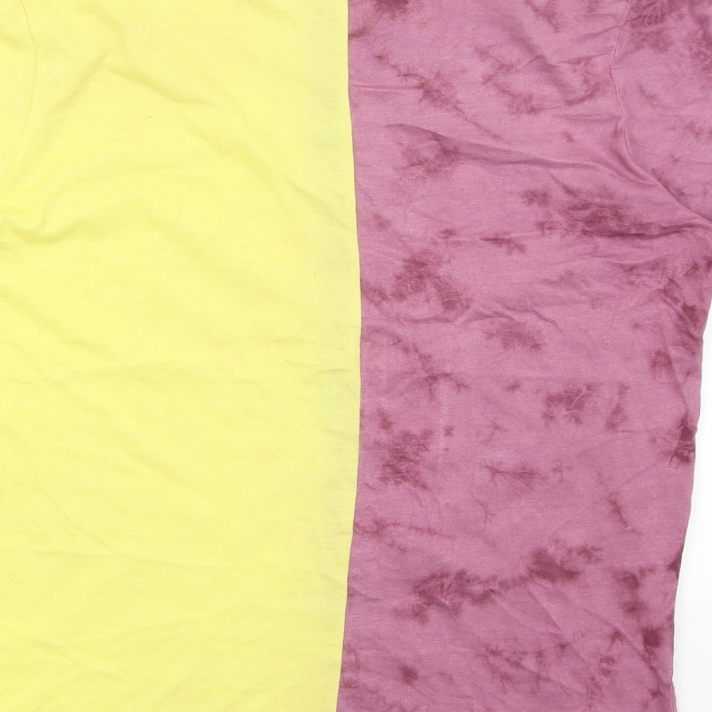 I SAW IT FIRST Womens Yellow   Basic T-Shirt Size 8  - Babe