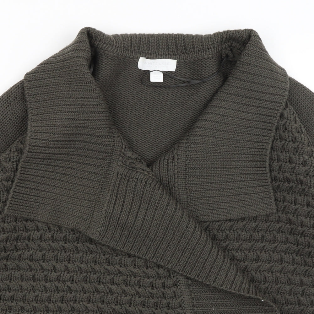 The White Company Womens Green   Cardigan Jumper Size 12