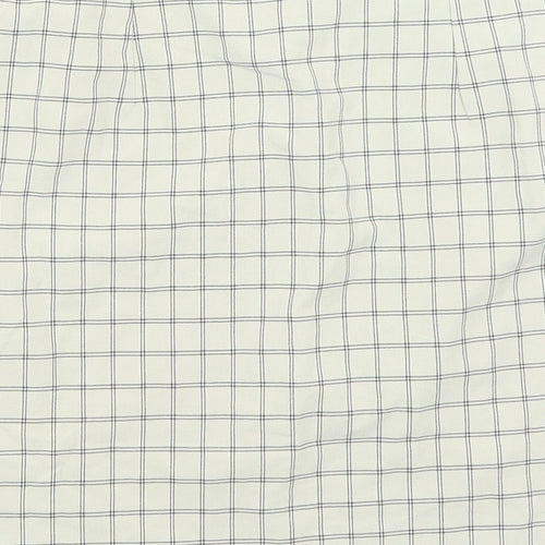 Nasty Gal Womens Beige Check  A-Line Skirt Size 8