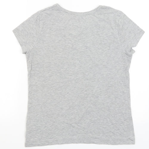 Tommy Hilfiger Womens Grey   Basic T-Shirt Size S