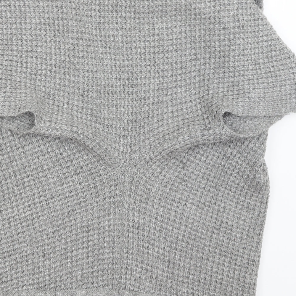 Papaya Womens Grey   Cardigan Jumper Size 12