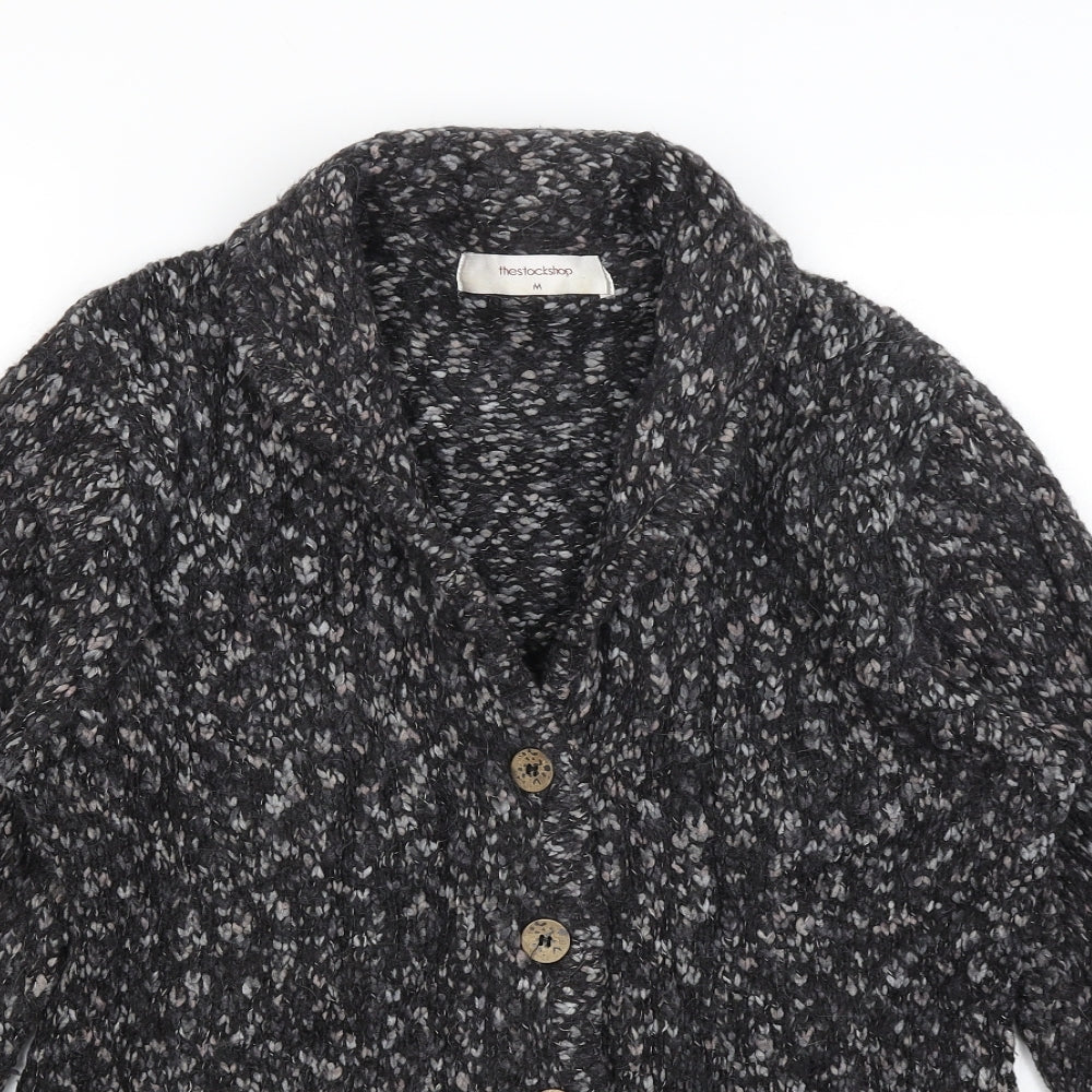 The Stock Shop Womens Black   Cardigan Jumper Size M