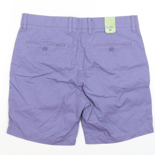 Fat Face Mens Purple   Chino Shorts Size 32 in