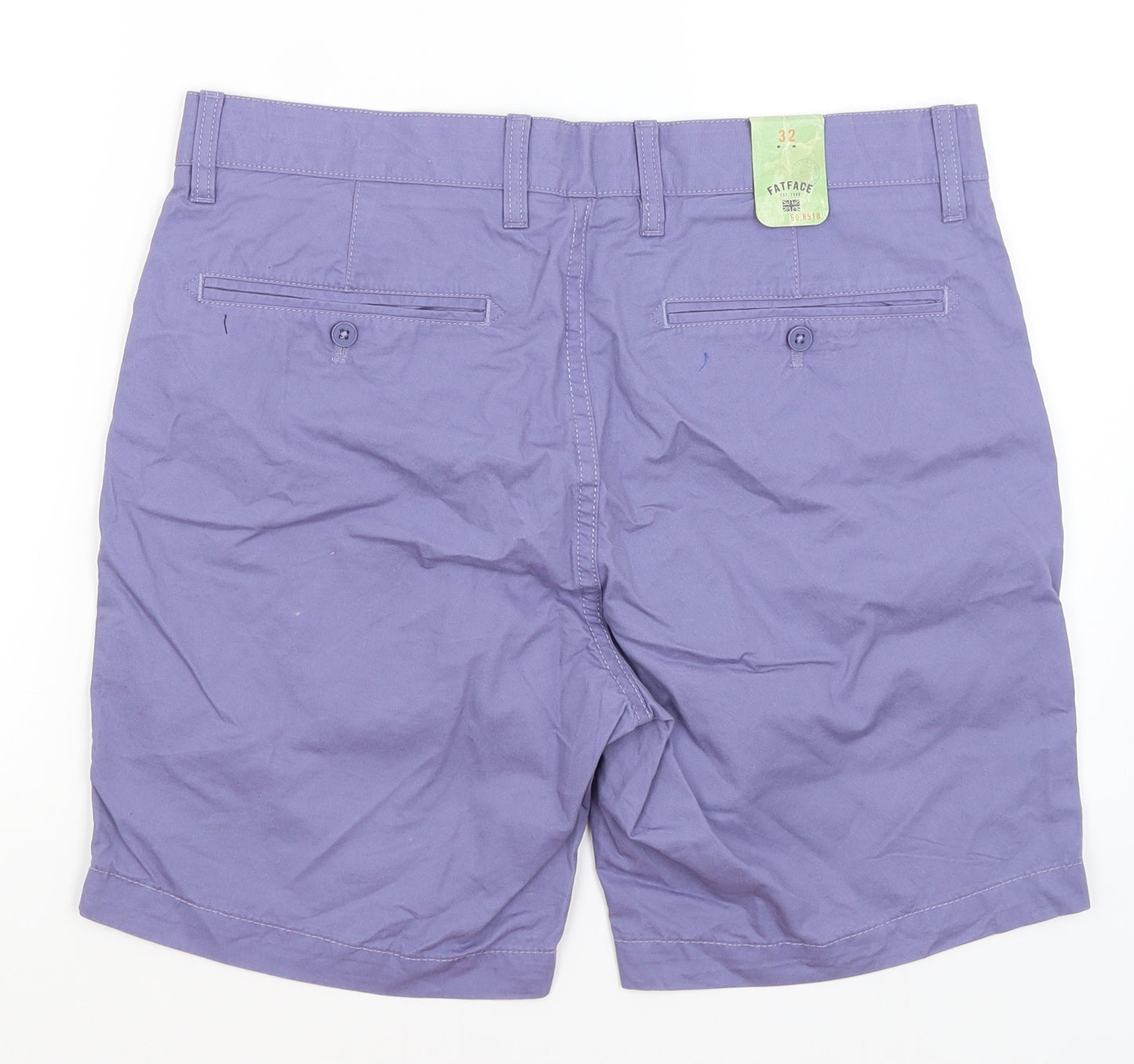 Fat Face Mens Purple   Chino Shorts Size 32 in