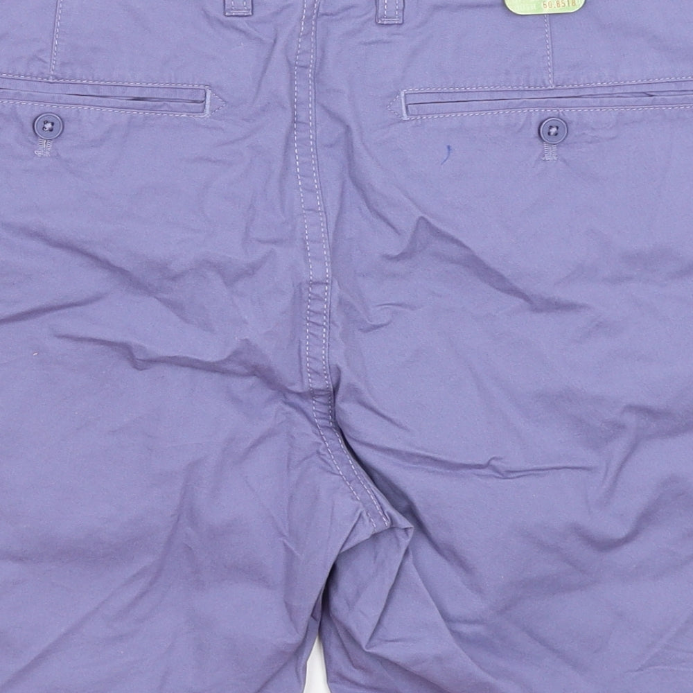 Fat Face Mens Purple   Chino Shorts Size 32 in