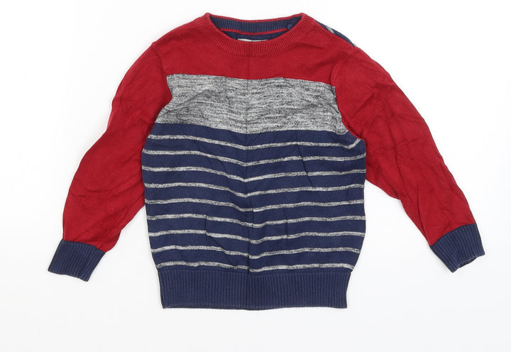 TU Baby Blue Striped  Pullover Jumper Size 12-18 Months