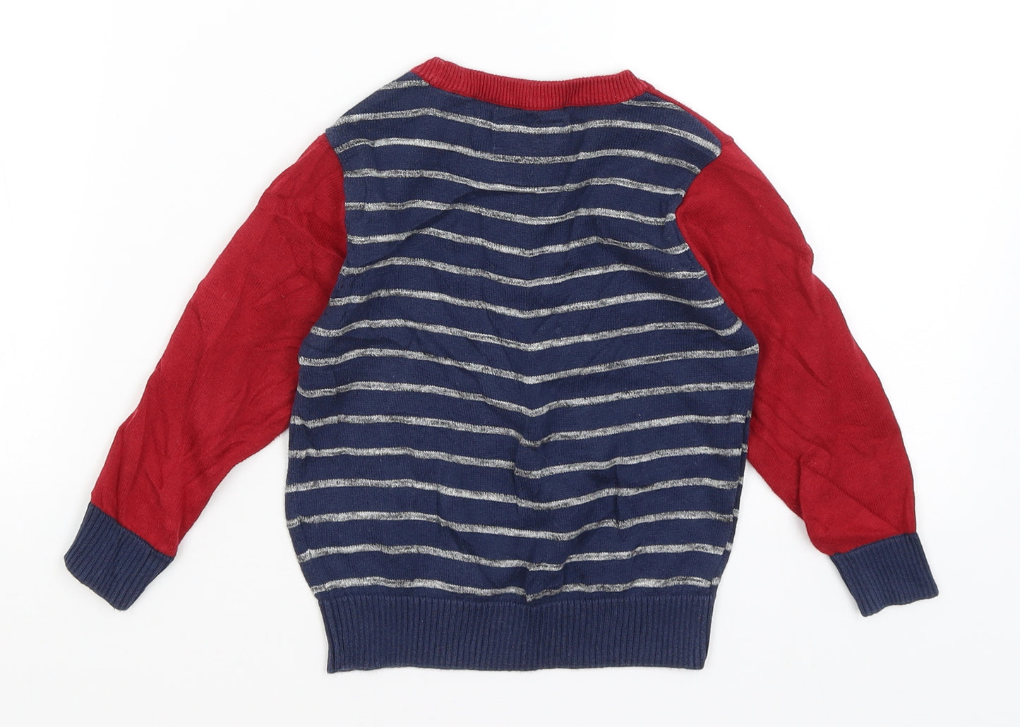 TU Baby Blue Striped  Pullover Jumper Size 12-18 Months