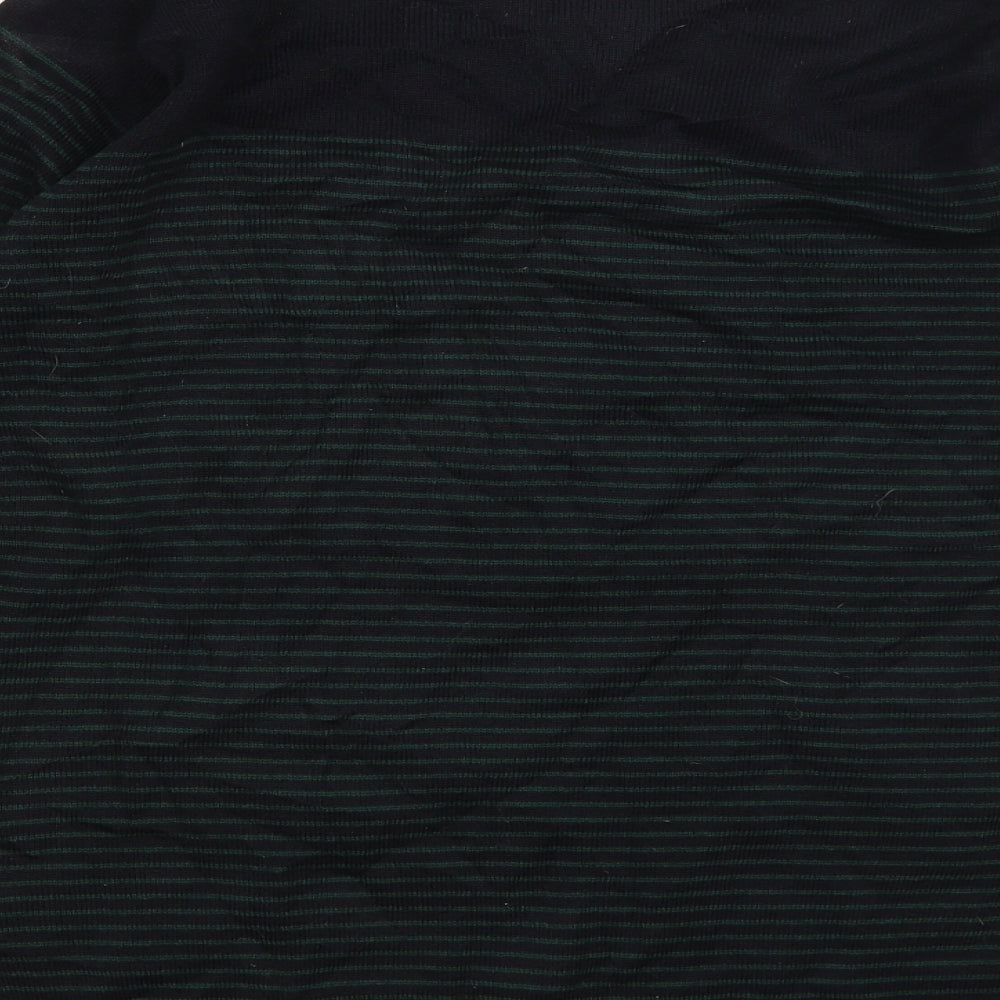 Cedar Wood State Mens Blue Striped  Pullover Jumper Size S