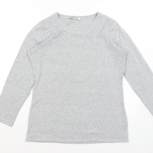 Alexara Womens Grey   Pullover Jumper Size 14