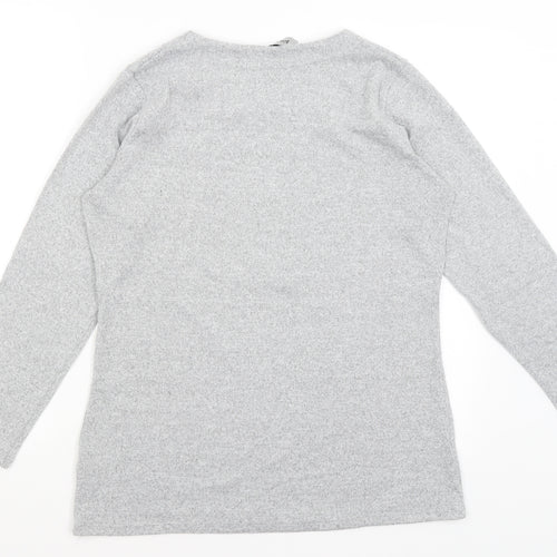 Alexara Womens Grey   Pullover Jumper Size 14