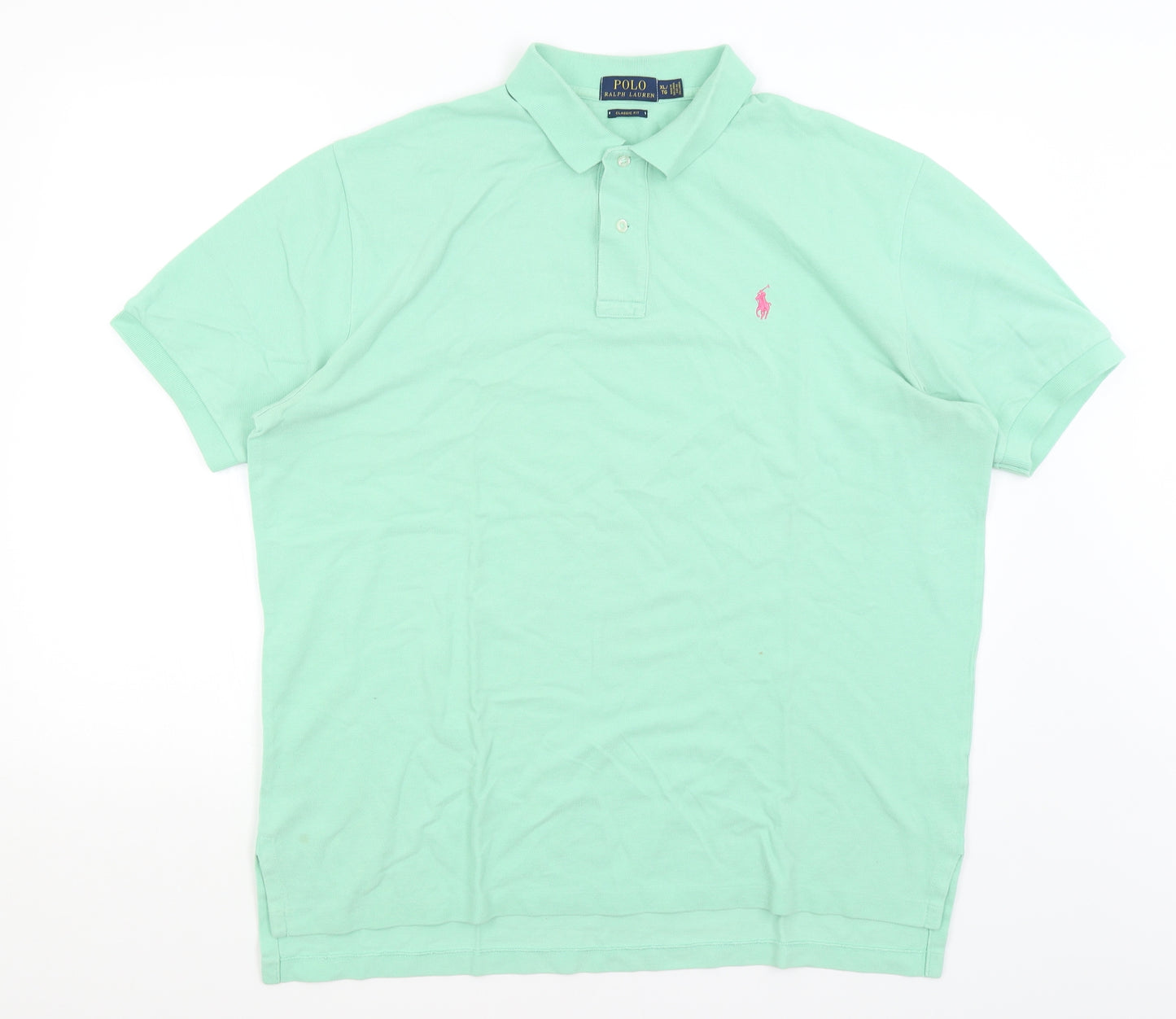 Ralph Lauren Mens Green    Polo Size XL