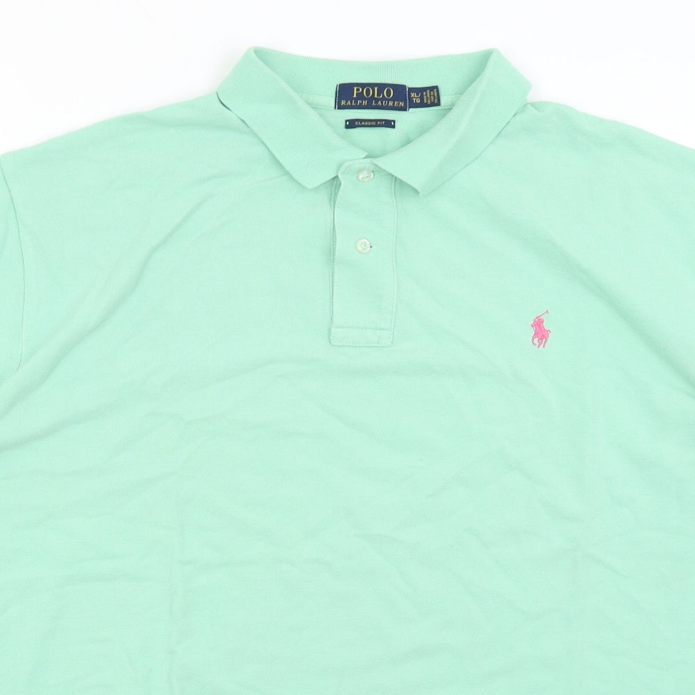 Ralph Lauren Mens Green    Polo Size XL