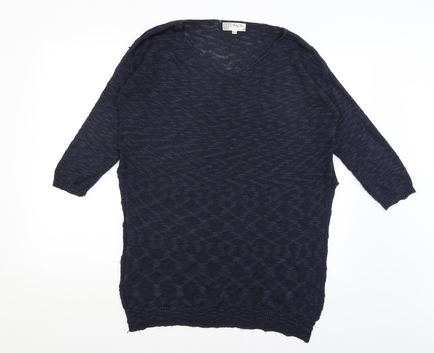 Voulez Vous Womens Blue   Pullover Jumper Size M
