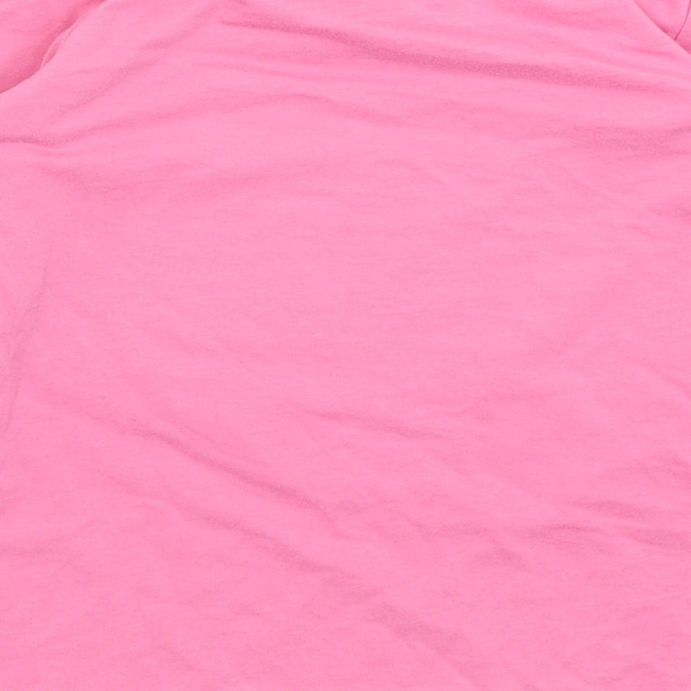 Primark Girls Pink   Basic T-Shirt Size 7-8 Years  - Unicorn