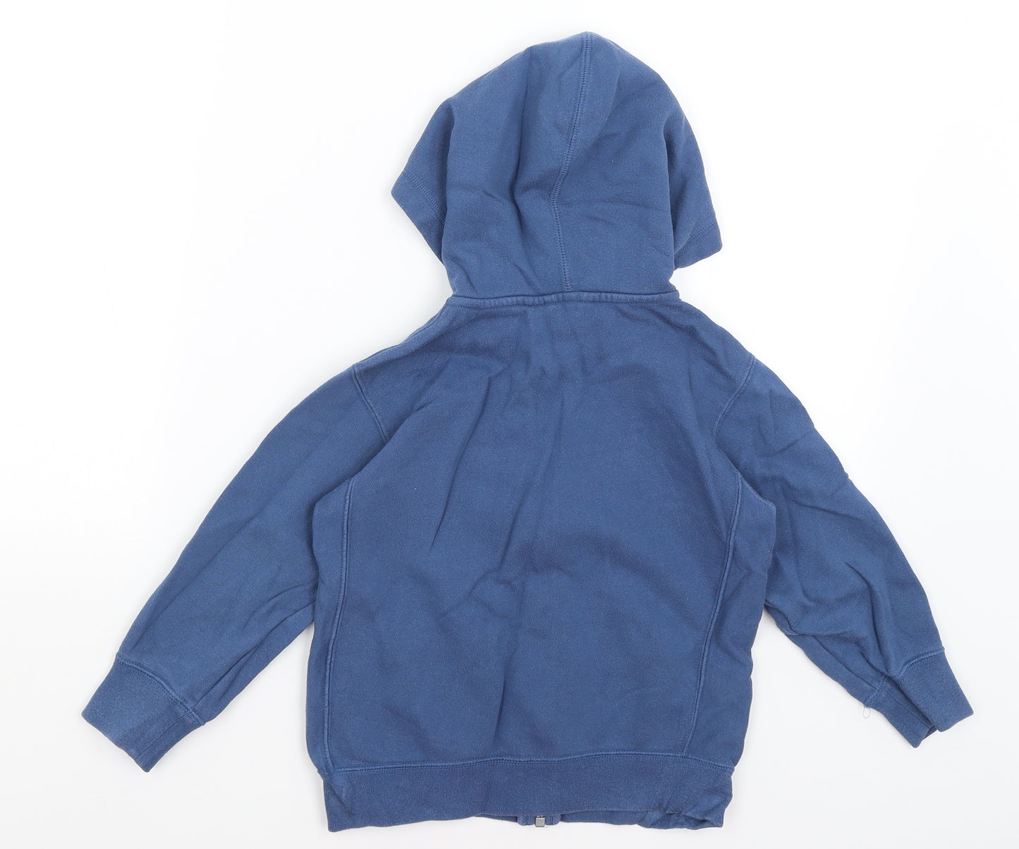 Uni Qlo Boys Blue   Full Zip Hoodie Size 4-5 Years