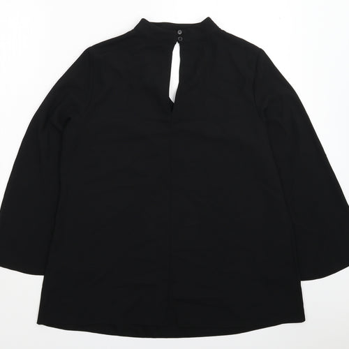 Papaya Womens Black   Basic Blouse Size 14