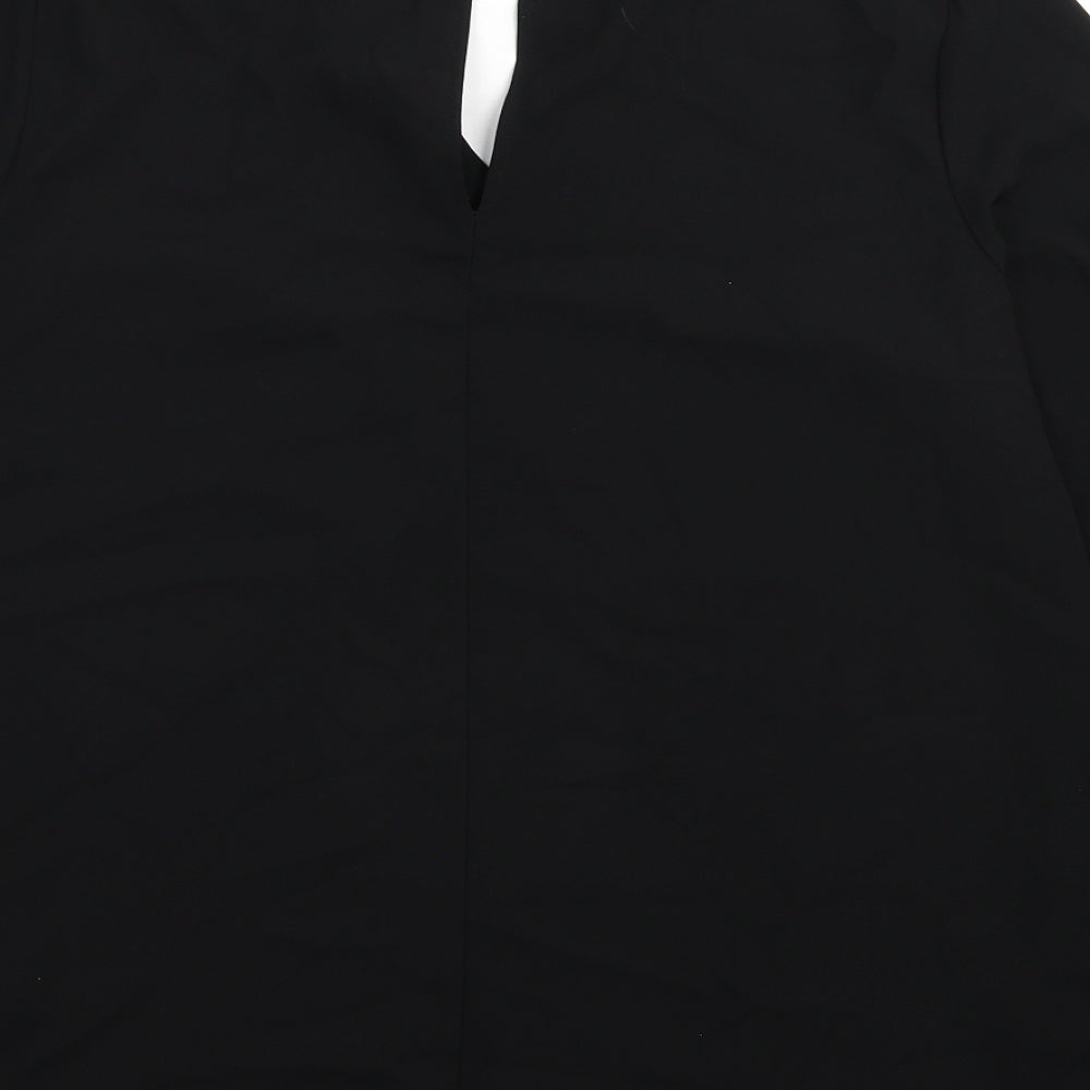 Papaya Womens Black   Basic Blouse Size 14