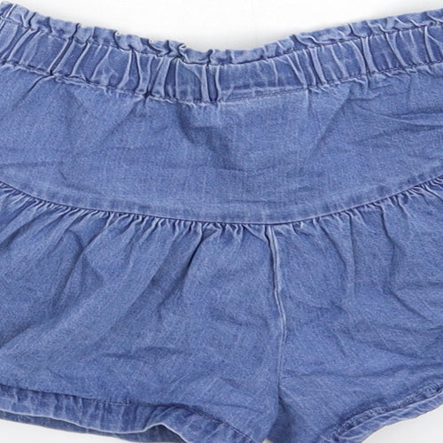 Matalan Girls Blue  Denim Flare Skort Size 6 Years