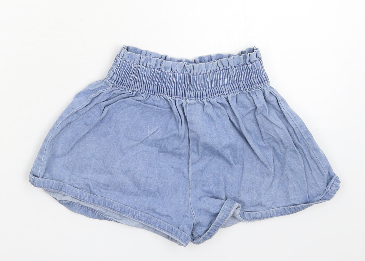 NEXT Girls Blue  Denim Hot Pants Shorts Size 6 Years