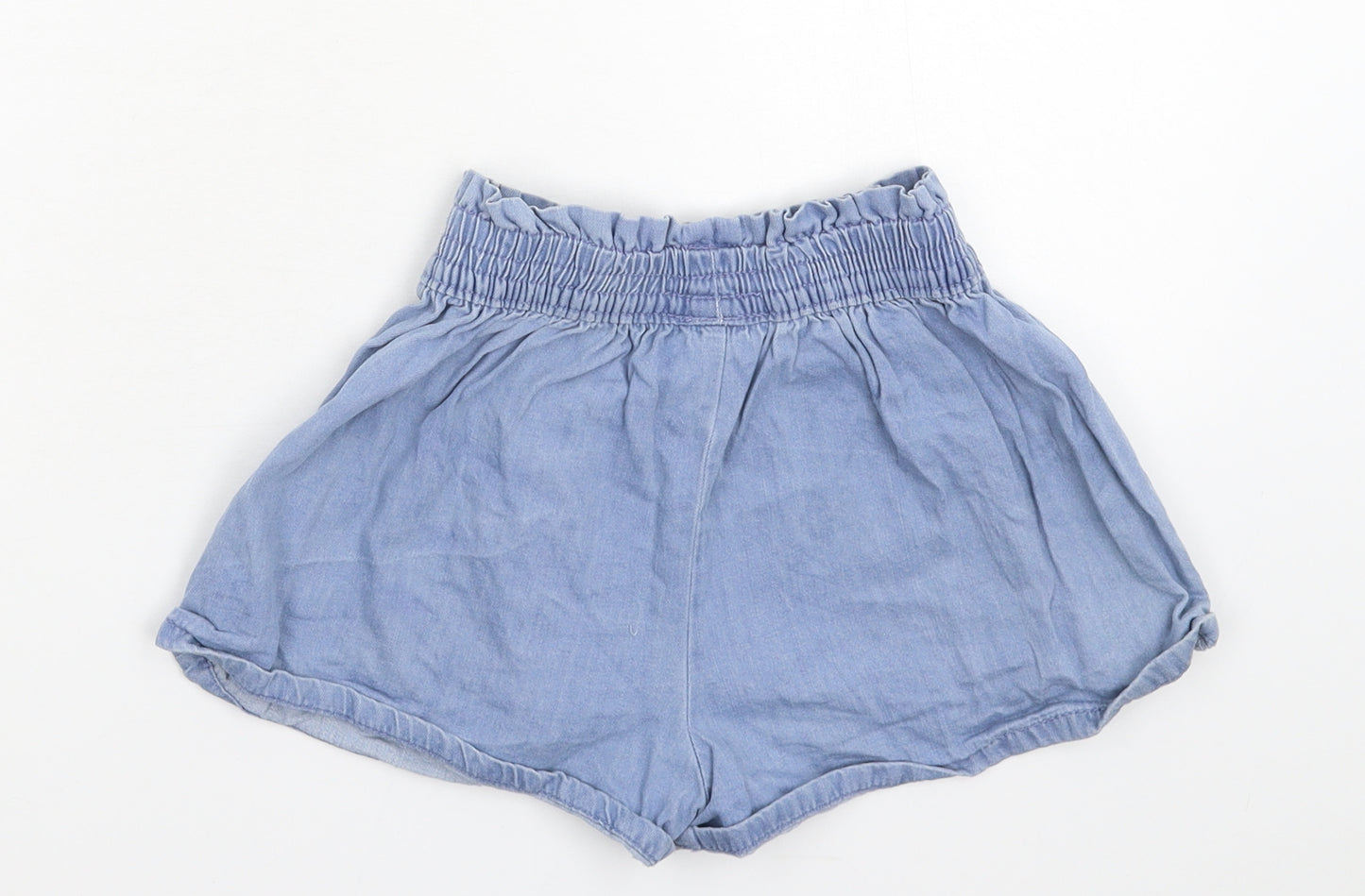 NEXT Girls Blue  Denim Hot Pants Shorts Size 6 Years