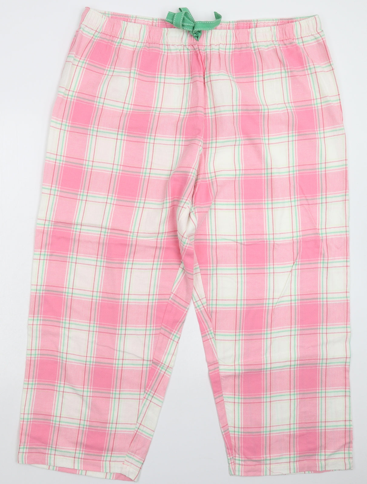 F&F Womens Multicoloured Check  Cami Pyjama Pants Size 22