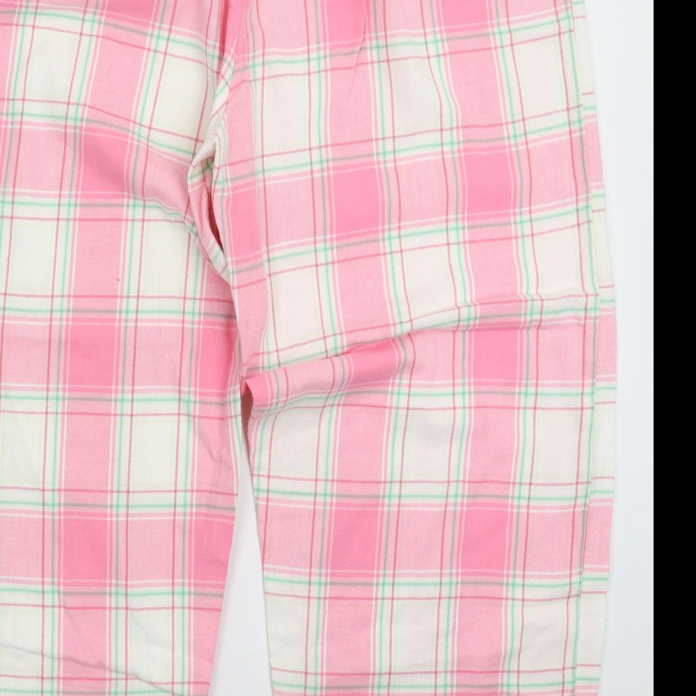 F&F Womens Multicoloured Check  Cami Pyjama Pants Size 22