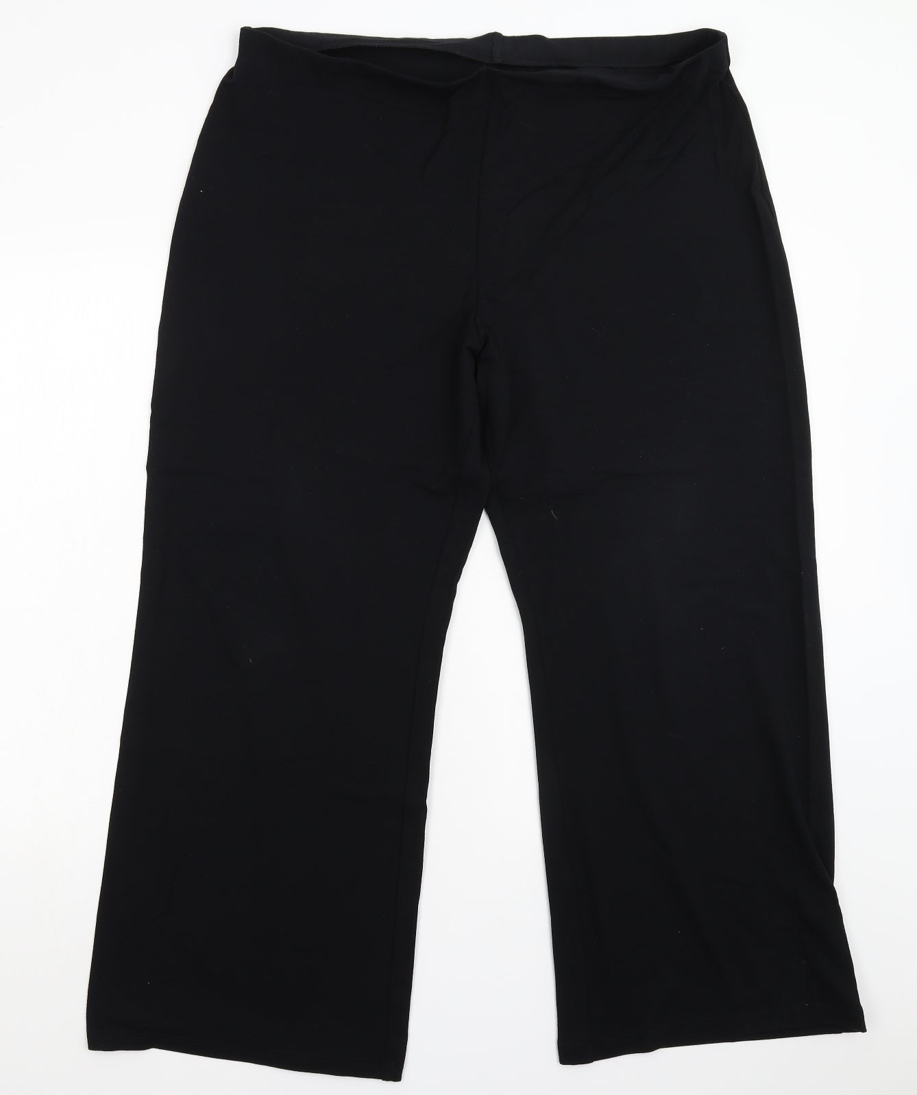 Marks and Spencer Womens Black   Trousers  Size 20 L28 in