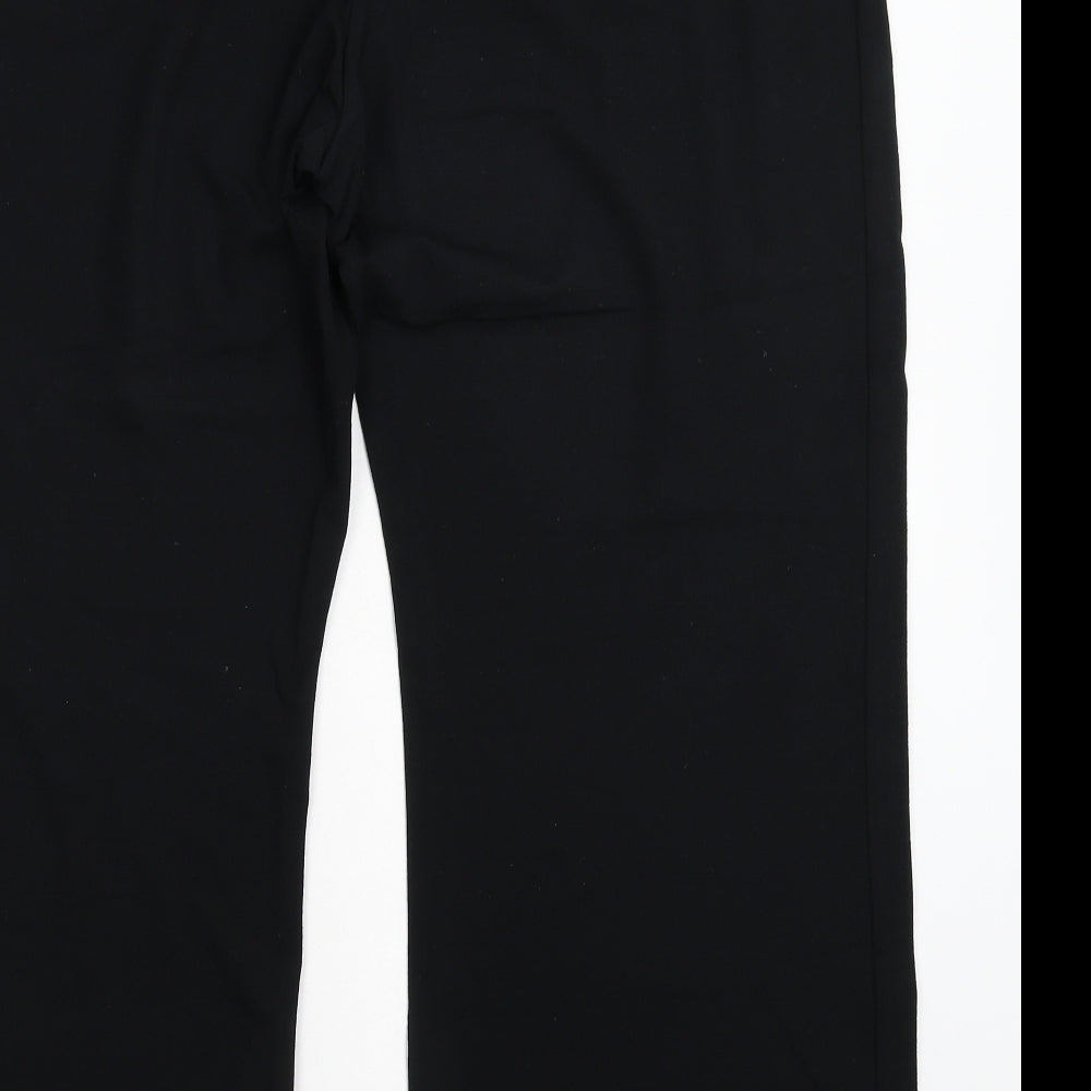 Marks and Spencer Womens Black   Trousers  Size 20 L28 in