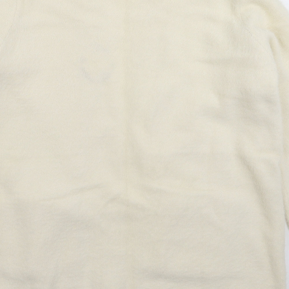 Papaya Womens Beige  Knit Cardigan Jumper Size M