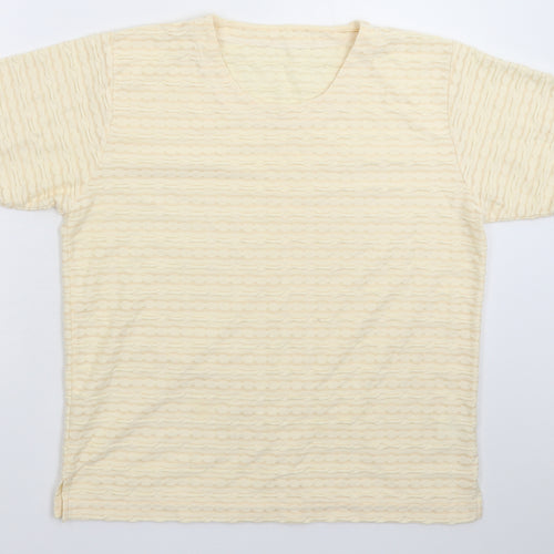 Preworn Womens Yellow   Basic T-Shirt Size M