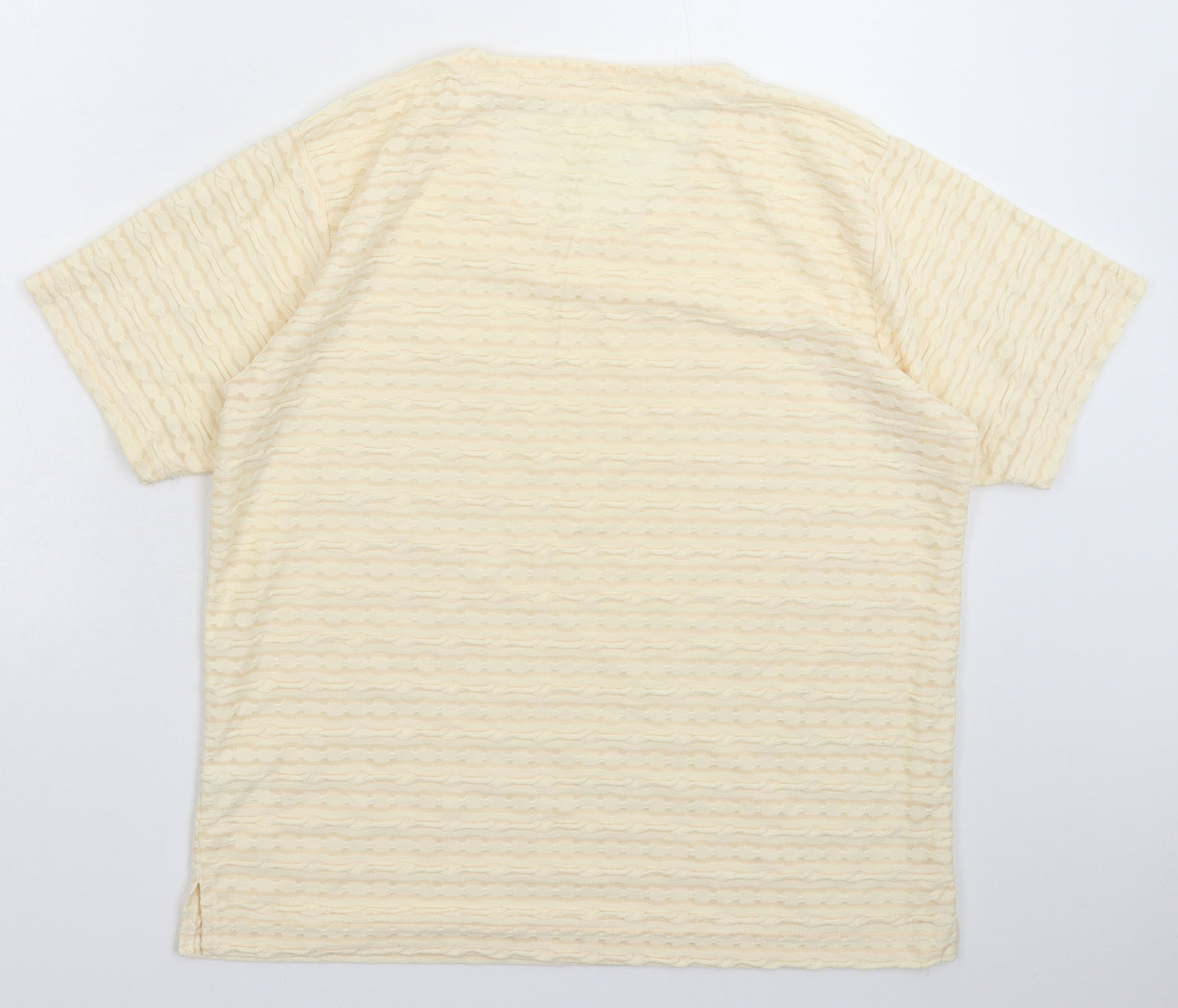 Preworn Womens Yellow   Basic T-Shirt Size M